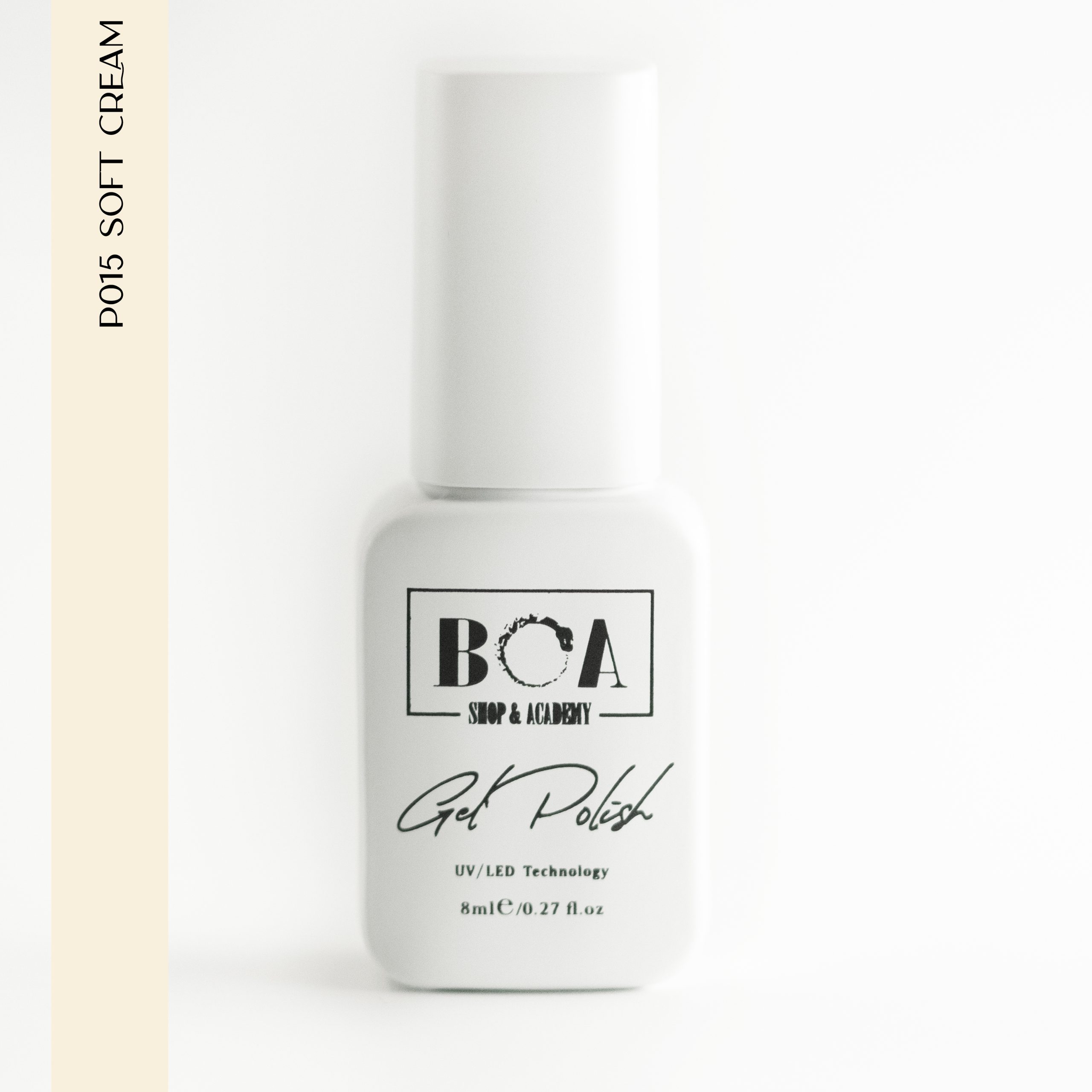 7556sticla blank oja P015 SOFT CREAM oja semipermanenta soft cream