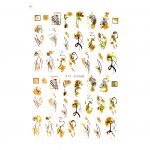 STICKER UNGHII STZ SJ-008 GOLD