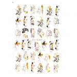 STICKER UNGHII STZ SJ-009 GOLD