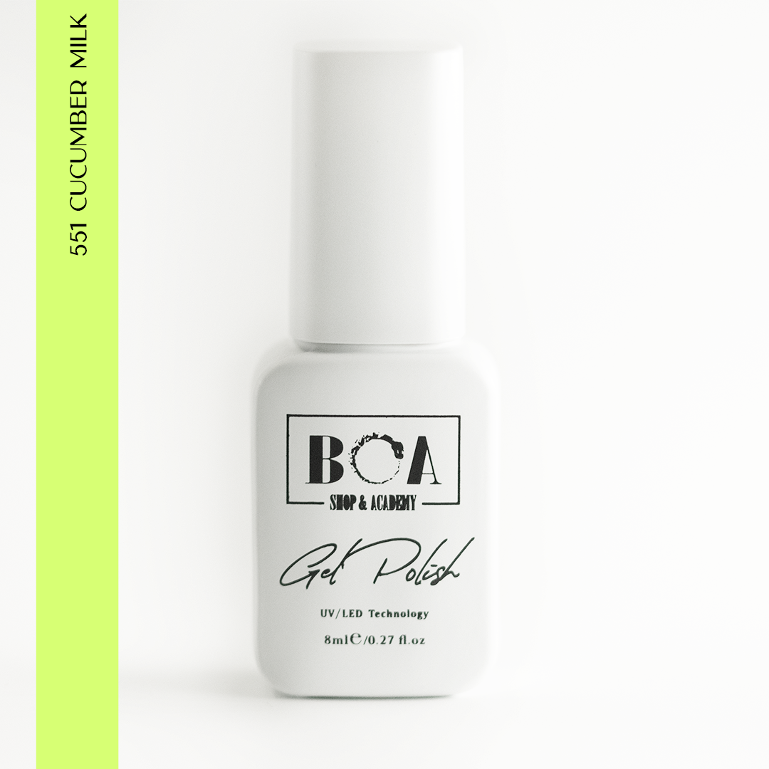 7556sticla blank oja 551 CUCUMBER MILK OJĂ SEMIPERMANENTĂ 551 CUCUMBER MILK - 8 ML - imagine 1