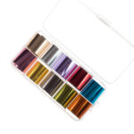 Set folie de transfer metallic colors - 10 culori