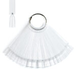 Paletar tipsuri transparente cu inel - 50 bucati
