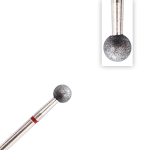Bit diamantat pentru freza - sfera rosu 5.0 mm