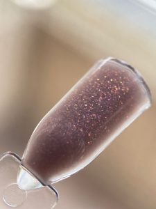 Rubber Base Shimmer Peach - 12 ml - imagine 2