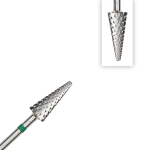 Bit carbid pentru freza - con verde ascutit