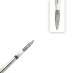 Bit diamantat - flacara rotunjit albastru 2.3 mm