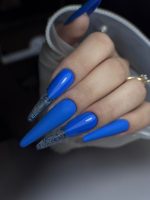 Ojă Semipermanentă neon albastru 030 Mid Blue - 8 ml - imagine 2