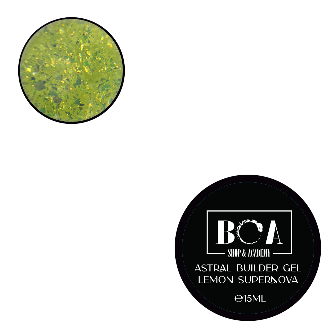 Builder Gel Astral Lemon Supernova Astral Builder Gel Lemon Supernova - 50 ml - imagine 1